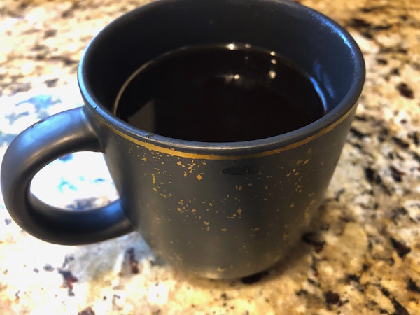 Black coffee for 24 hour fast