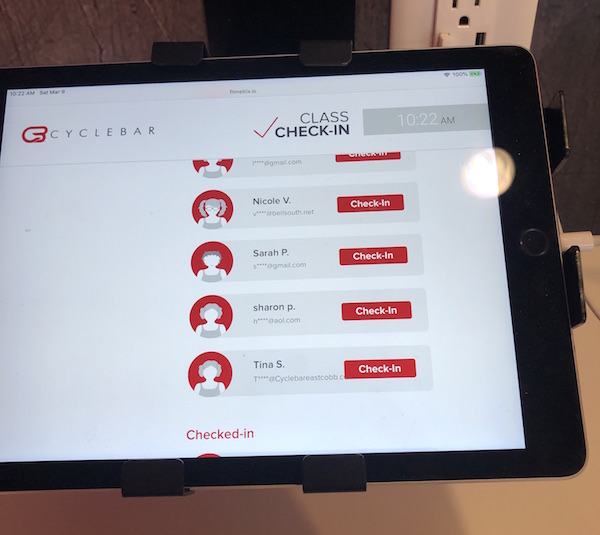 Cyclebar leaderboard store