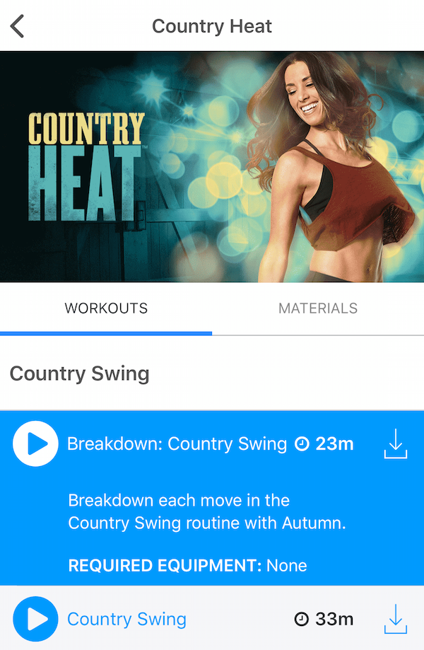 Beachbody on demand equipment for country heat