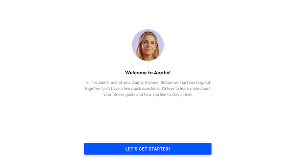 The Aaptiv fitness quiz