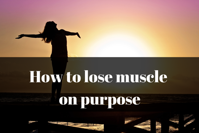 Skinny woman and how to lose muscle