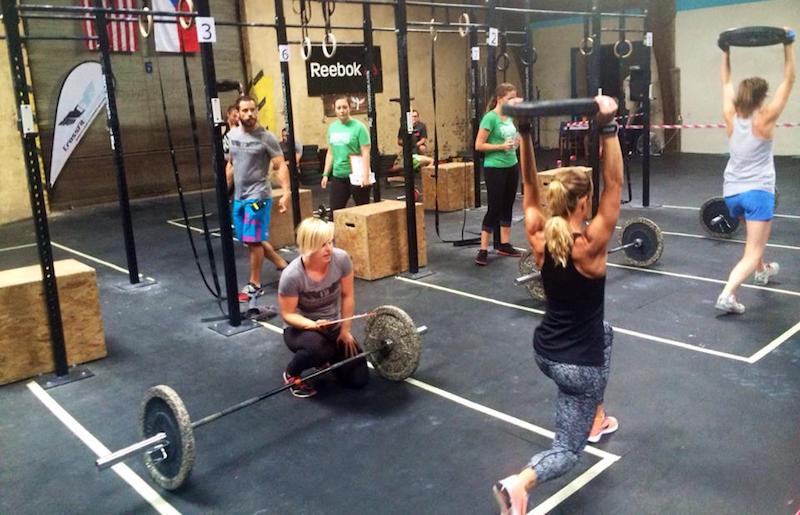 A group working out at a CrossFit box