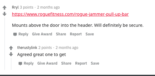 travel pull up bar reddit