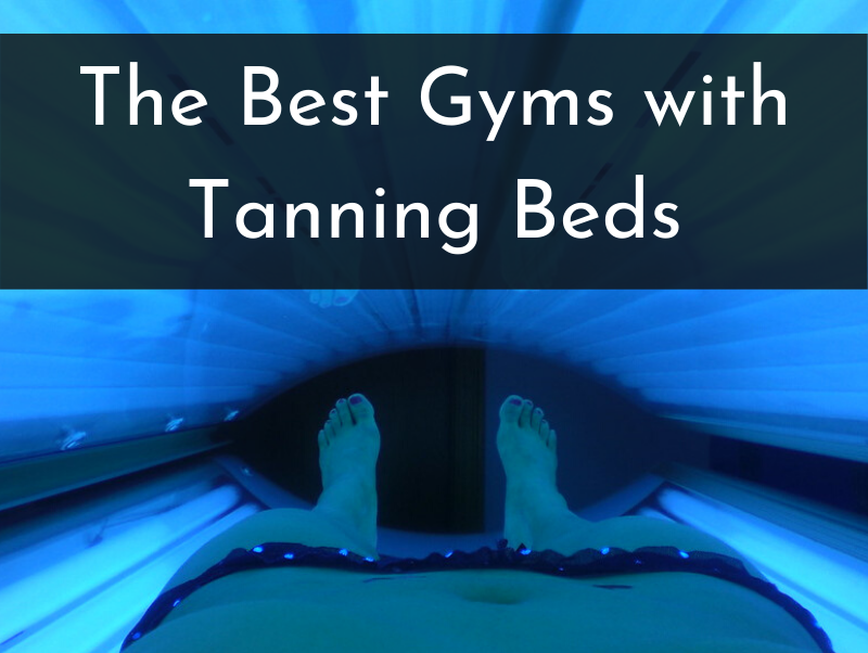 Person laying in tanning bed