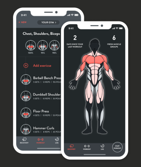 FitBod app screenshot